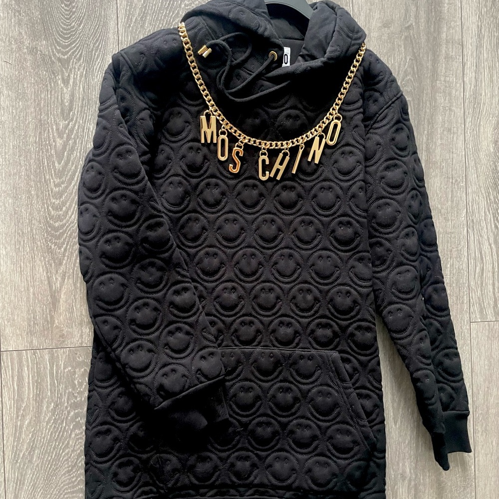 MOSCHINO smiley sweater dress